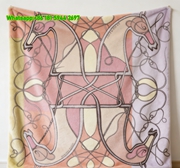 Hermès Pink Horse Knot Flannel Throw Blanket IMG_5034
